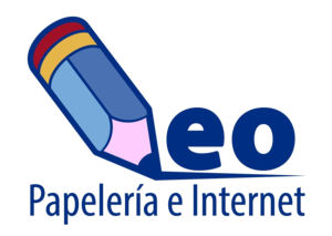 papeleria e internet leo logo